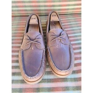 Sperry Top-Sider Mens Authentic Original Boat Shoes Leather Upper Brown 13M